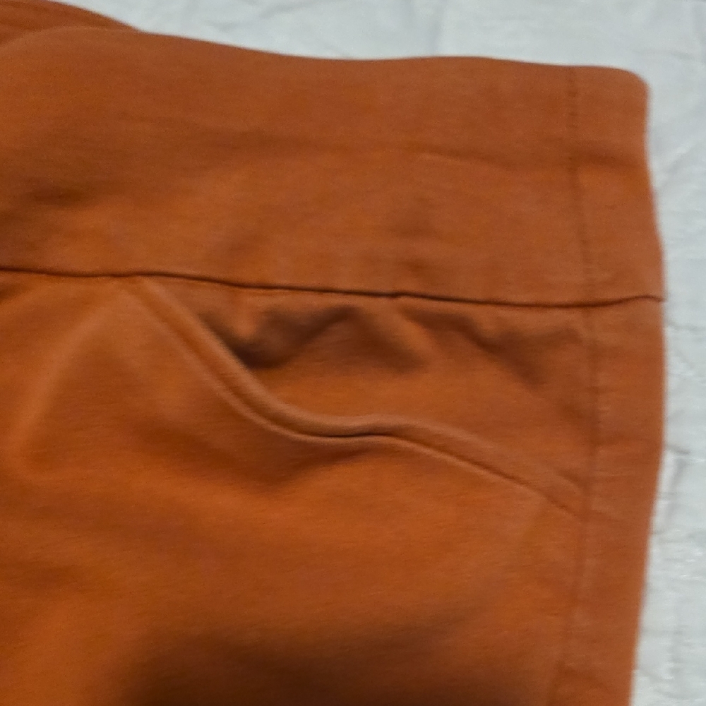 croft & barrow burnt orange capri leggings - Picture 11 of 12